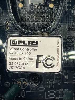 Play Gaming Wired Controller For XBOX 360 SMOKE CLEAR BLACK W/WIRE SEE ALL